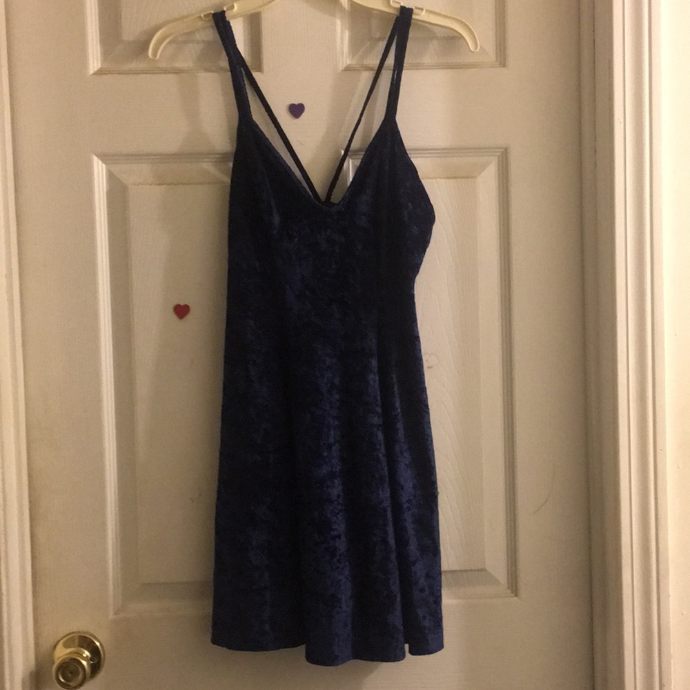 Babydoll casual velvet dress!